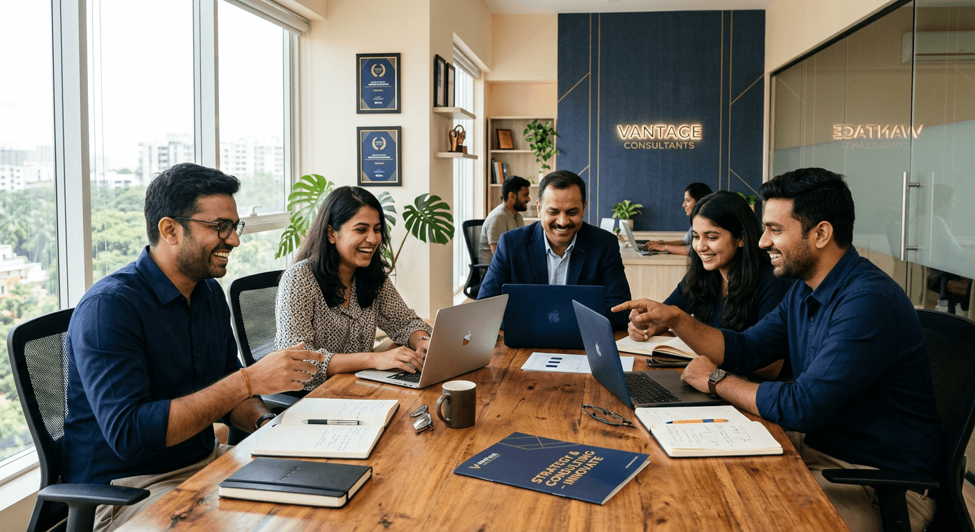 Hith Infinia consultants collaborating around a table